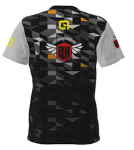 Camiseta Técnica Chico negra triangulos 2026
